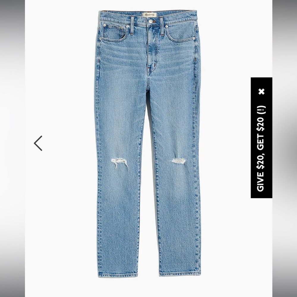 Madewell Tall High Rise Slim Boyjean